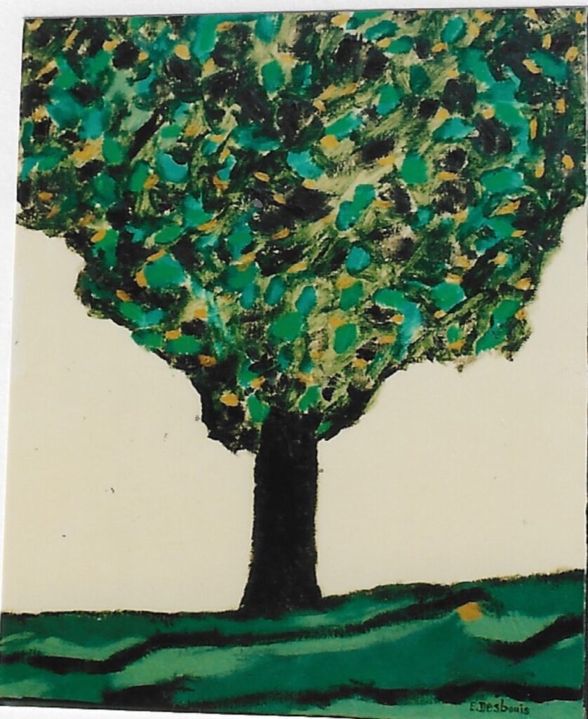 arbre doré