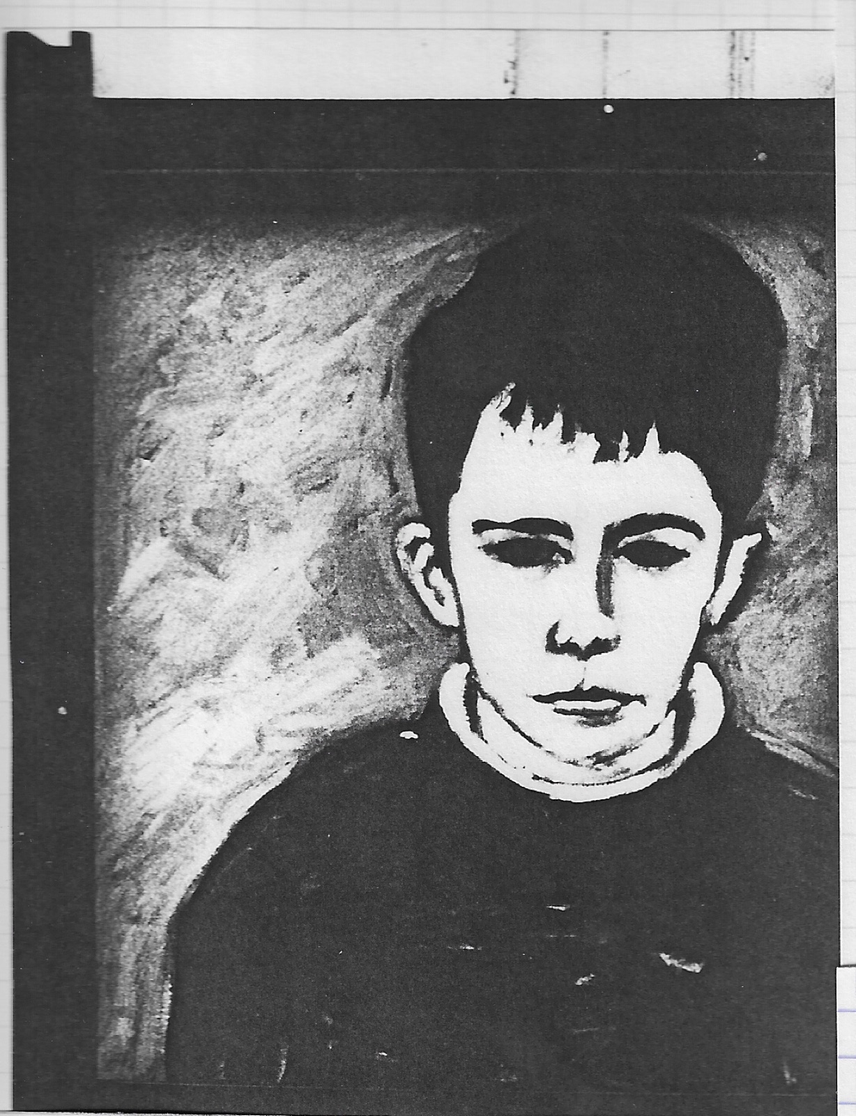 Ajour cadre en acier patiné le 7/2/1997